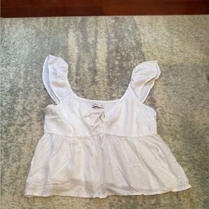 White Women's Top from Hollister